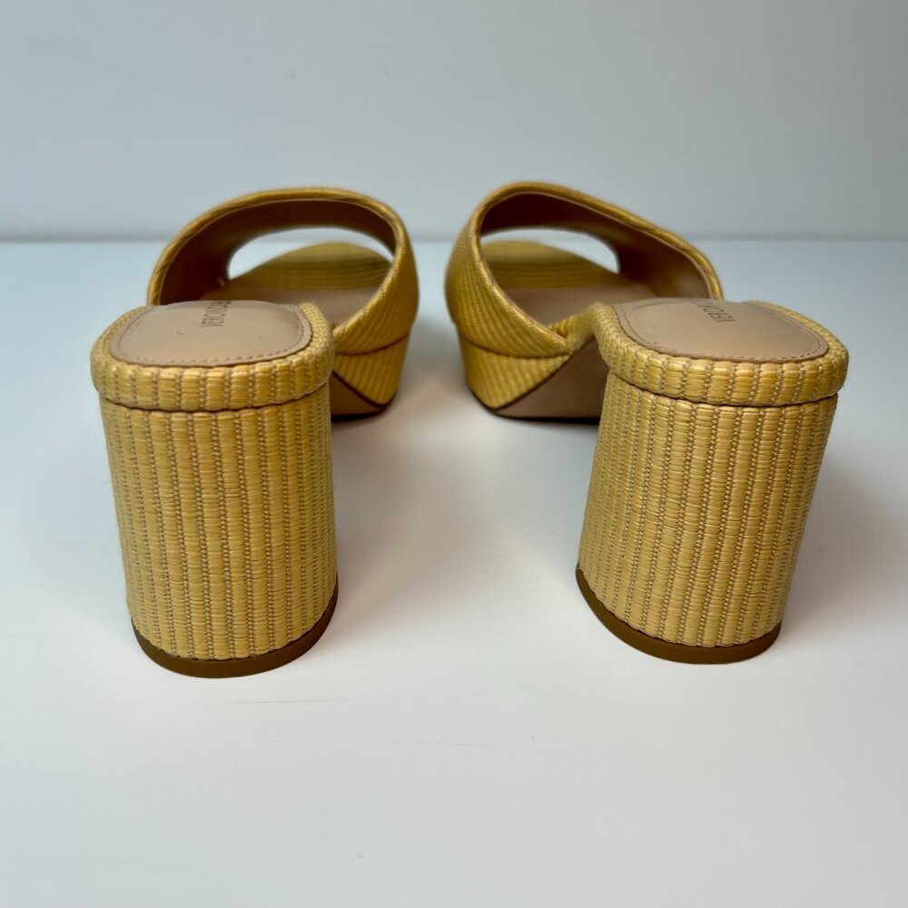 Veronica Beard Women's Dali Raffia Natural Platform Sandal Size 7.5 Summer NWOB - Picture 4 of 7